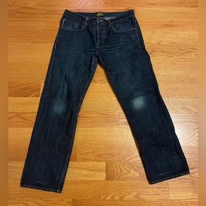 Brave Star “True Straight” Selvedge Denim size 34”x28.5” selvage jeans